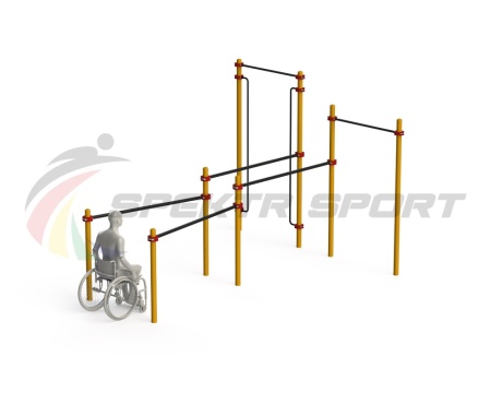 Купить Спортивный комплекс для инвалидов-колясочников WRK-D19_76mm в Козьмодемьянске 