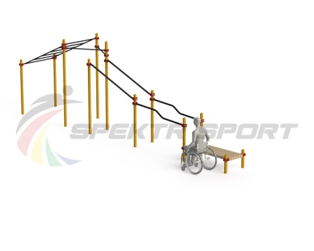 Купить Спортивный комплекс для инвалидов-колясочников WRK-D22_76mm в Козьмодемьянске 