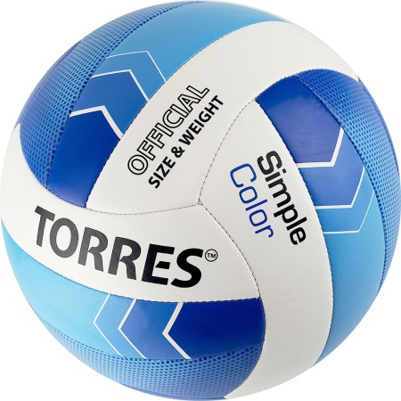 Купить Мяч волейбольный Torres Simple Color любительский р.5 в Козьмодемьянске 